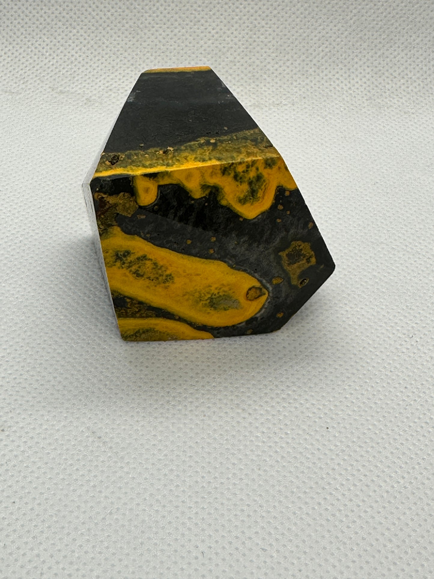 1.5” Bumblebee Jasper Freeform Cube