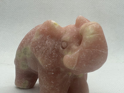 Pink & Green Opal Elephant