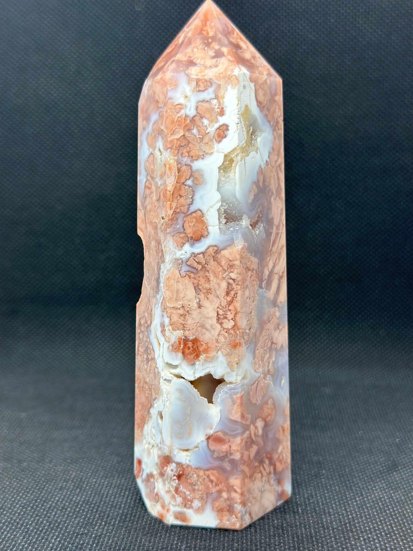 Cherry Blossom Agate Tower