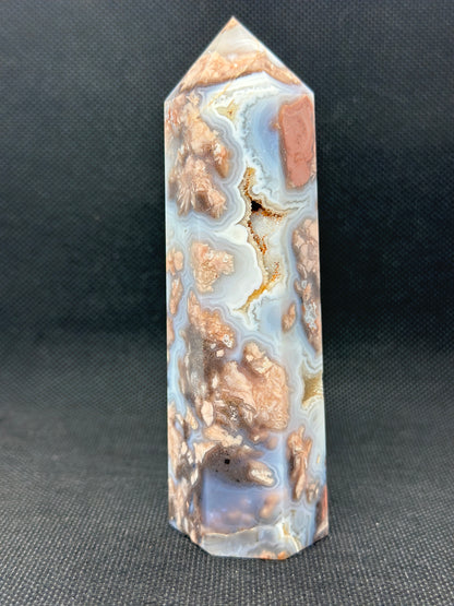 Cherry Blossom Agate Tower