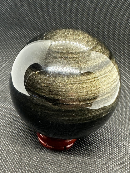 Gold Sheen Obsidian Sphere A