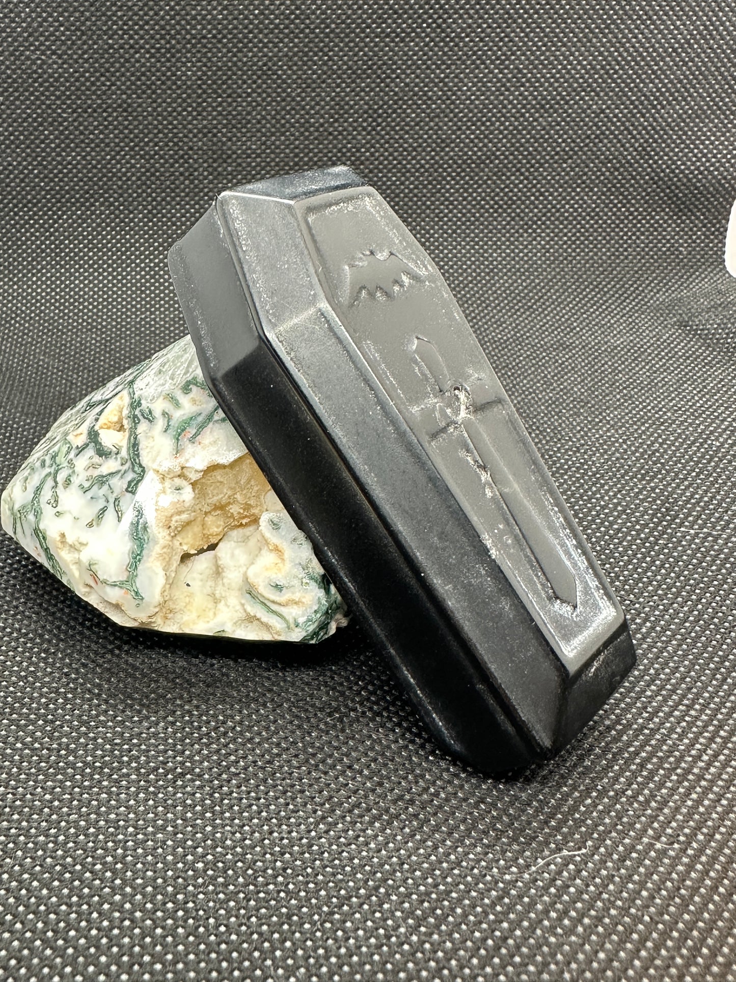 Black Obsidian Coffin