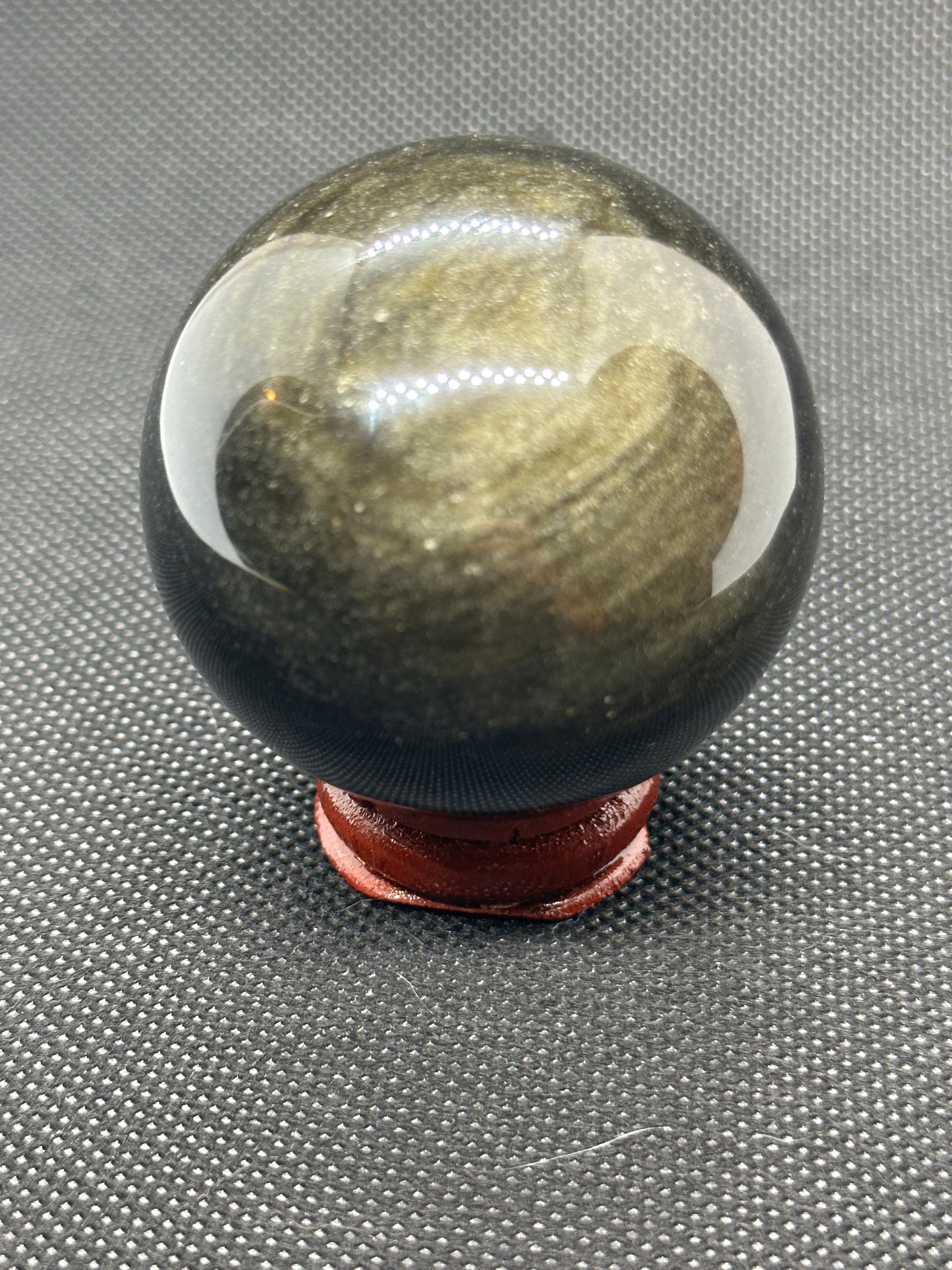 Gold Sheen Obsidian Sphere B