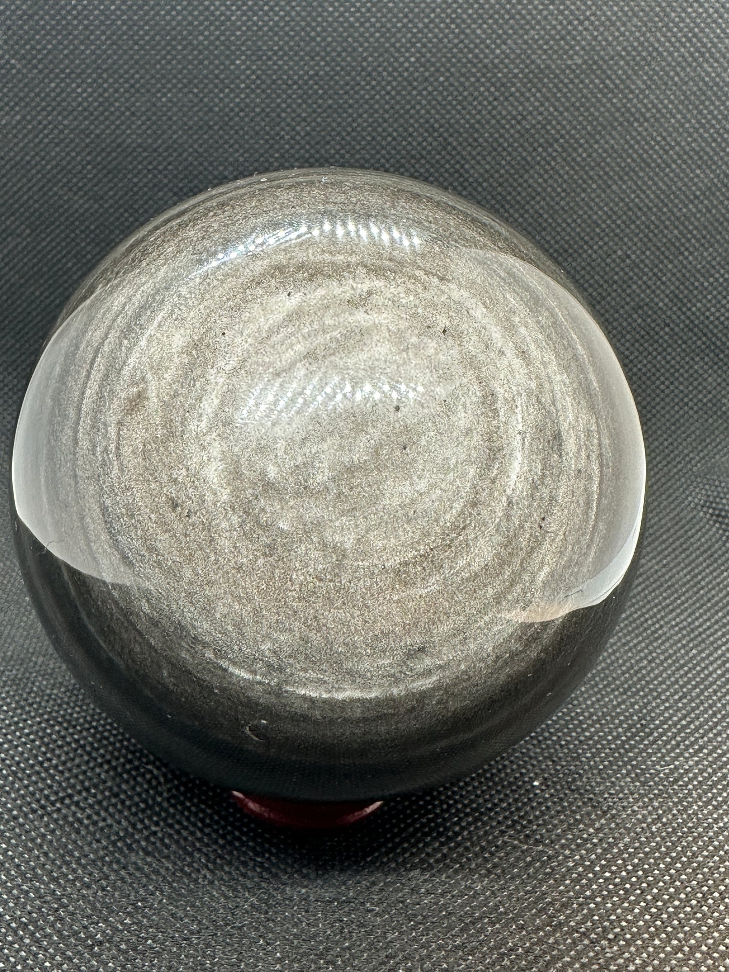 Silver Sheen Obsidian Sphere