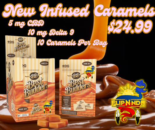 Best Budders Infused Caramels 15mg (10 Per Bag)