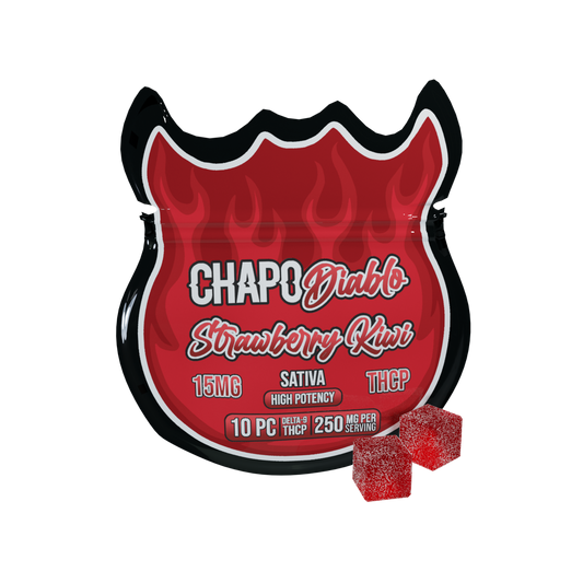 Chapo Diablo Strawberry Kiwi High Potency Gummies