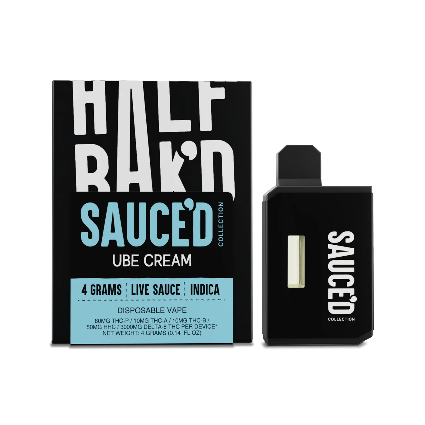 UBE Cream 4Gr indica Disposable by Half Baked