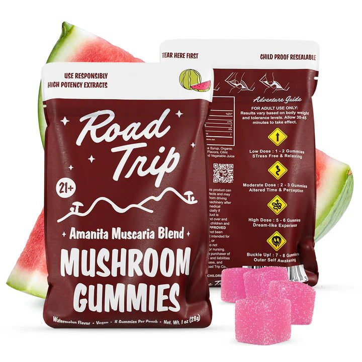 Road Trip Magic Mushroom Gummies - Amanita Muscaria Blend