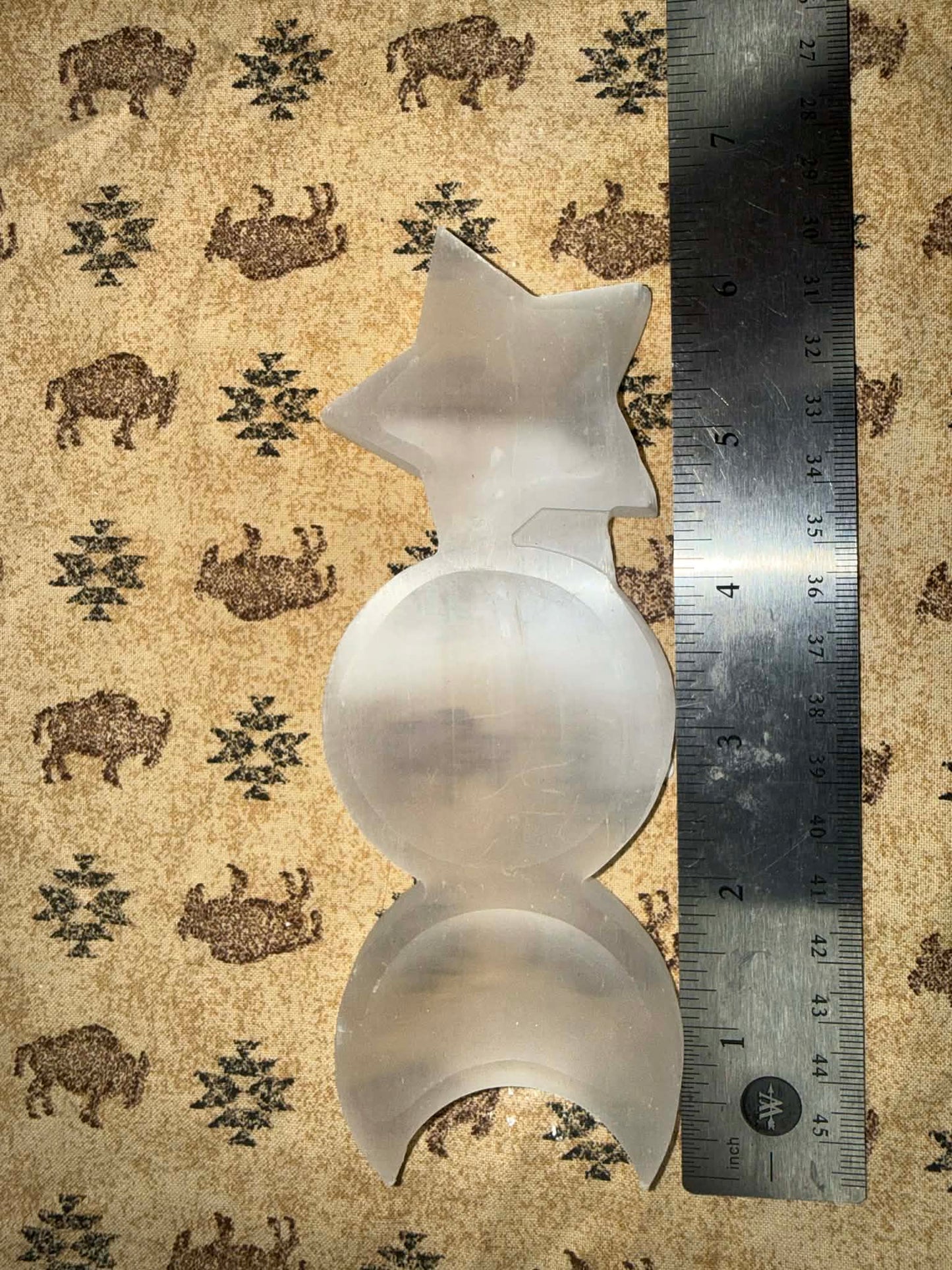 Star, Sun & Moon Selenite Tray