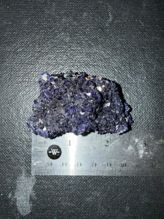 AAA Deep-Blue Gemmy Azurite on Malachite crystal on Matrix