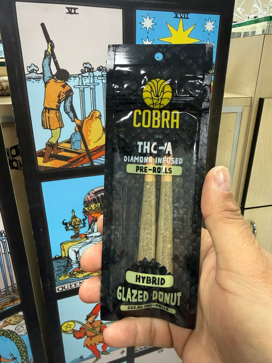 Cobra 2 Pack (2gr Each) ThcA Diamond Infused Pre-Rolls
