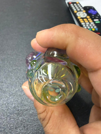 Oceanic Bubble Pipe, Hand Blown, Handmade
