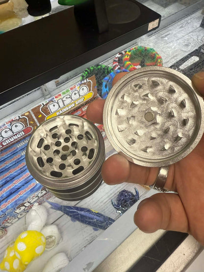 Thunderstrike Frosted Glass Bong with Dabs tip, includes Stand, FlipNndn Grinder, & Cheech & Chong Torche KIT