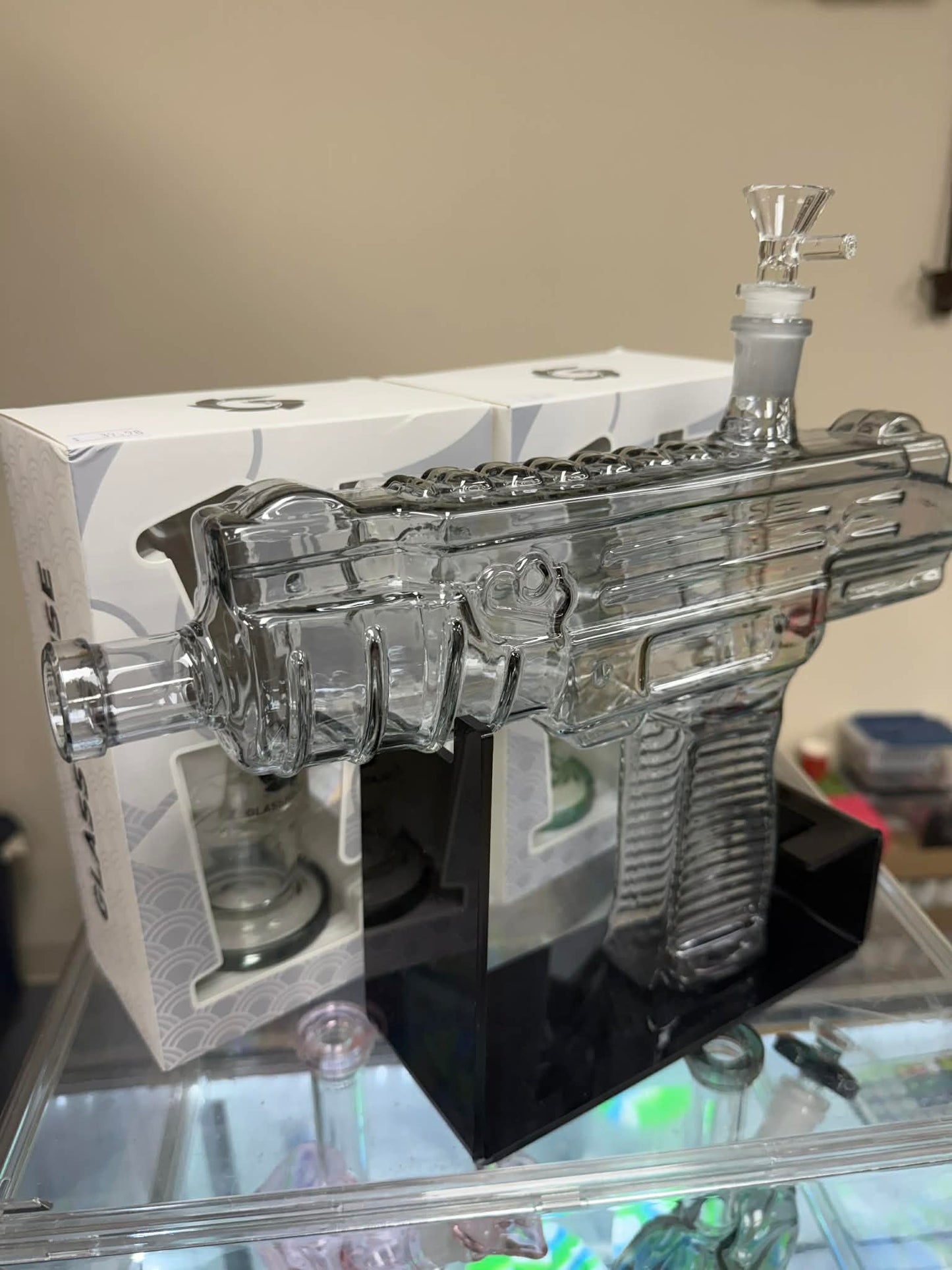 Elite Club Uzi Bong 33cm Glass