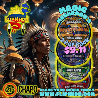 2 Pack Chapo ExTrax Disco Magic Mushroom Gummies