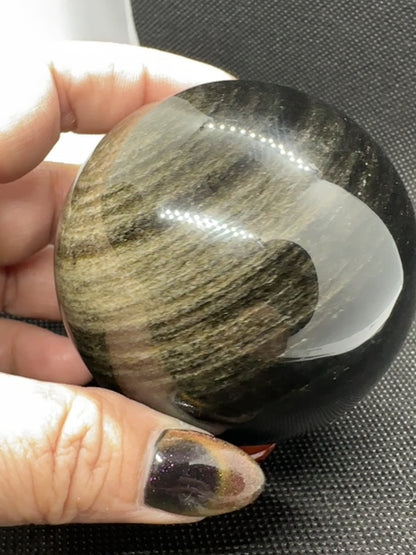 Gold Sheen Obsidian Sphere A