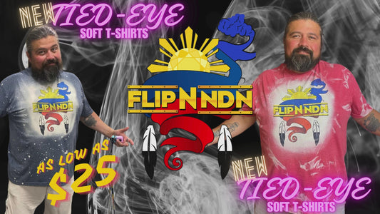 FlipNndn Tied-Eyed Shirts BLUE