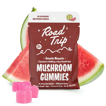 Road Trip Magic Mushroom Gummies - Amanita Muscaria Blend