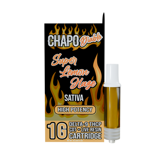 Chapo Diablo 1 Gram Carts - SATIVA - Super Lemon Haze